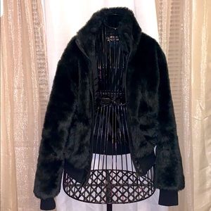 Black furr jacket